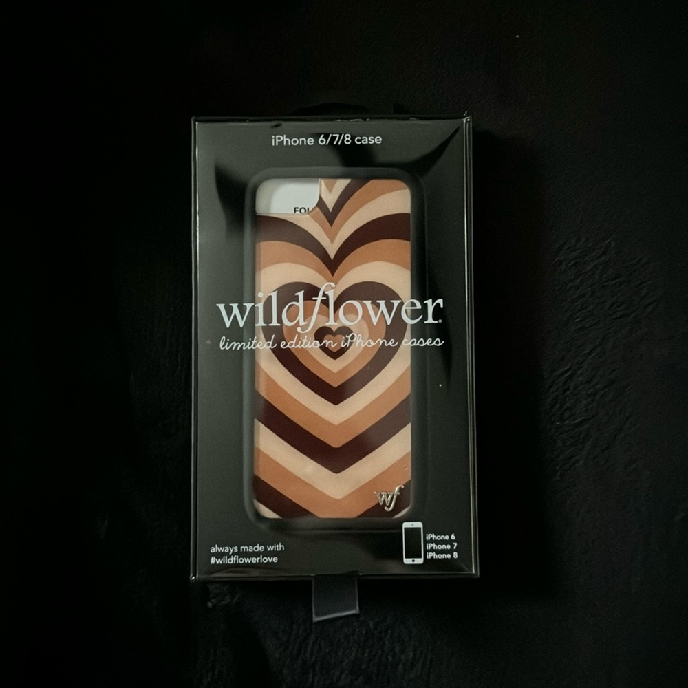 Wildflower Coffee Heart 6/7/8 iPhone Case